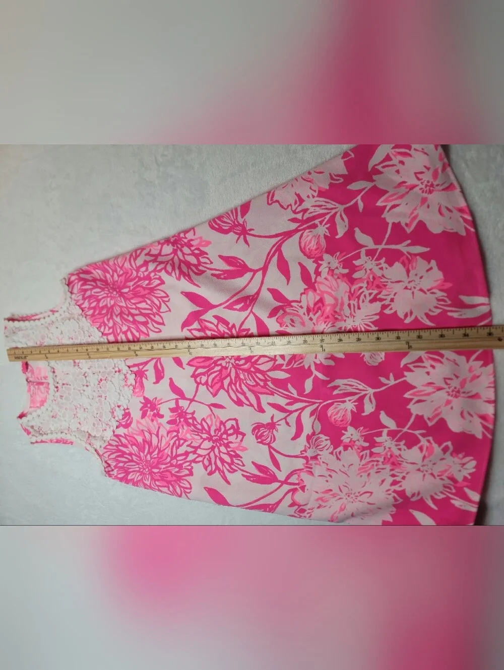 Lilly Pulitzer Nala Soft Shift Sleeveless Dress Sz 00 Resort White Caliente Pink
